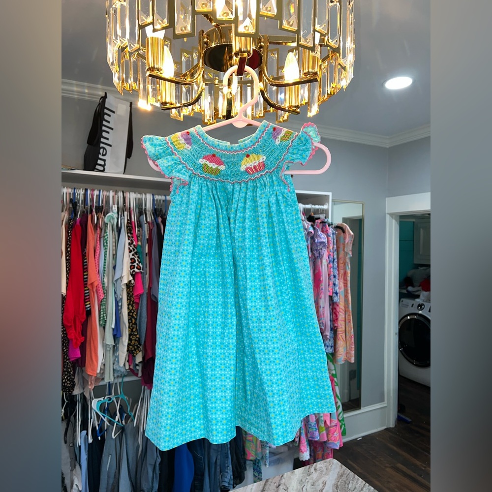 18m smocked cupcake dress